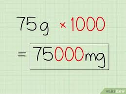 How To Convert Grams To Milligrams 6 Steps With Pictures