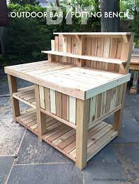 Find a wide selection of outdoor pots and planters at great value on athome.com, and buy them at your local at home store. Diy Outdoor Bar Or Potting Bench Jaime Costiglio
