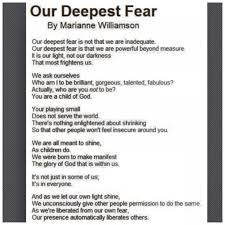 Host of the marianne williamson podcast. Fear Poems