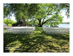 The Kaminski House Lawn Overlooks The Scenic Sampit River And Is A Lovely Location For A Wedding Museum Wedding Venues Private Event Wedding Venues