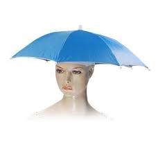 Fishing Golf Beach Hands Free Umbrella Hat Steel Blue Umbrella Steel Blue Beach