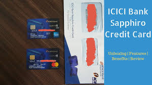 A credit card is a payment card that enables the cardholder to shop goods and services or withdraw advance cash on credit. Icici Bank Sapphiro Credit Card Unboxing Benefits Review Really Worth 3500 Youtube