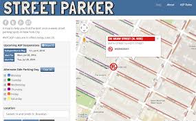 Street Parker Nyc Alternate Side Parking Regulations Map Nyc Map Nyc Park Map