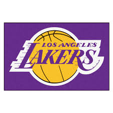 Since moving to los angeles in 1960, the lakers logo has gone through very minor changes. Fanmats Nba Los Angeles Lakers Purple 19 In X 30 In Accent Rug 11911 The Home Depot Los Angeles Lakers Logo Los Angeles Lakers Lakers Logo