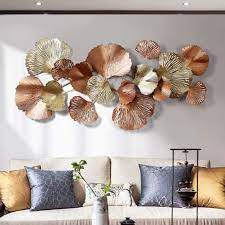 Check spelling or type a new query. Amazon Com Thlabe Metal Wall Art Golden Ginkgo Leaf Large Decorative Metal Wall Sculpture Art Handging Decor 136x62cm 53 X24 Home Kitchen