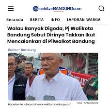 Wargi ada usul yang cocok jadi the next Walikota Bandung siapa ? Coba share  dikolom komentar … News
