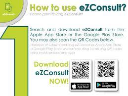 Kung gamit ang ezconsult mobile application: Ezconsult Here S A Quick Guide On How To Use Ezconsult Facebook
