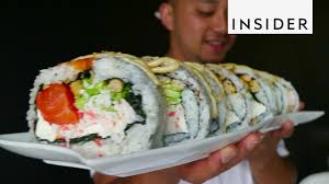 We offer food for all occasions at deli sushi & desserts. Giant Sushi Roll Youtube