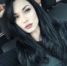 Kenna Vanessa Guess Lilvixenmama Dark Hair Makeup Hair Pale Skin Black Hair Pale Skin