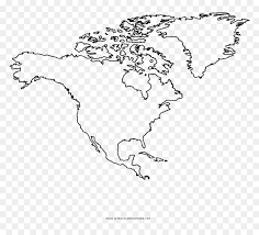 Keep your kids busy doing something fun and creative by printing out free coloring pages. North America Coloring Page Outline Map Of Usa Canada Map Of Canada And Europe Hd Png Download Vhv
