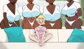 glassfish, 1boy, 4girls, age difference, big breasts - Rule 34 World