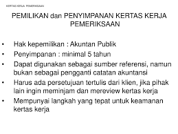 Yang tersedia untuk dijual dalam kegiatan usaha normal. Kertas Kerja Pemeriksaan Audit Working Papers Ppt Download