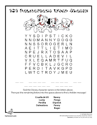 With the happy learning's educational word search game for kids your children have to find the hidden words. Word Search Disney Activity Pages