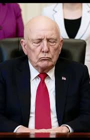 Trump didn't just swap out Biden's portrait — he literally replaced the  sitting president of the United States with a Sharpie robot. That's not a  flex, that's a toddler-level tantrum with gold