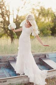 High quality, designer wedding dresses. Ivory Scalloped Lace Flutter Sleeve Pretty Spring Wedding Dress Spring Wedding Dress Wedding Dresses Lace Wedding Dresses