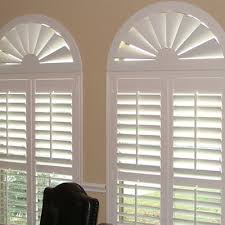 Visit our showroom featuring full we also offer custom window blinds made of real wood or faux wood to fit your interior decor and. Bella View Trademark Custom Composite Wood Arches Blinds Americanblinds Com