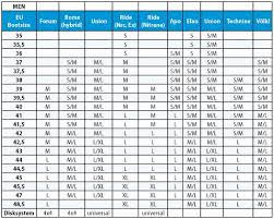 67 Proper Ride Binding Size Chart