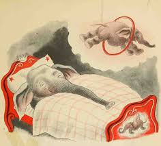 Jean Greene The Forgetful Elephant 1945 Illustrations By Tibor Gergely Book Illustration Children S Book Illustration Drawing Illustrations