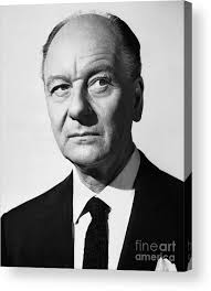 Famed Actor Sir John Gielgud Acrylic Print by Bettmann