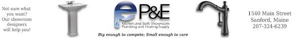 p&e plumbing, heating supply, kitchen