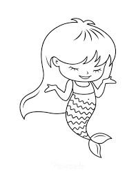 Baby little mermaid coloring pages. 57 Mermaid Coloring Pages Free Printable Pdfs