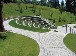Mutual Materials Permeable Pavers Ecoloc Are Used Throughout The Lewis River Recreation Landscape Architecture Design Landscape Design Landscape Design Plans