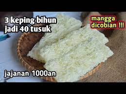 Ide Jualan Dari 3 Keping Bihun Jadi 40 Tusuk Jajanan Unik Murah Meriah 1000 Youtube Ide Makanan Makanan Dan Minuman Variasi Makanan