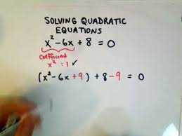 (3 / 2) 2 = 9/4. Completing The Square Solving Quadratic Equations Youtube