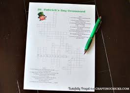 Test your knowledge on this holiday quiz and compare your score to others. St Patrick S Day Crossword The Crafting Chicks