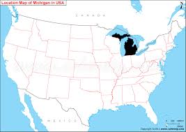 Where Is Michigan Us Map Map Of Michigan Michigan
