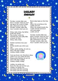Lullaby Medley Kids Video Song With Free Lyrics Activities Nursery Songs Kids Video Songs Nursery Rhymes Lyrics