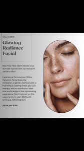 🌟 New Year, New Glow! 🌟, ✨ Glowing Radiance Facial: Elevate your skincare  game this January with our Willow Signature Facial—a luxurious treatment  featuring:, ✔️ Exfoliation, ✔️ Gentle Chemical Peel, ...