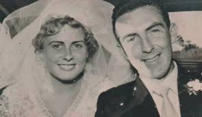 Rosemary & Robert Menhenick celebrating