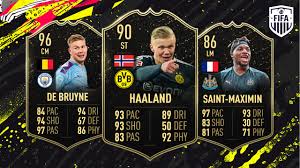On fifa 20, he was a little known striker playing for rb salzburg with a 73 rating. New Fifa 20 Totw Revealed Haaland De Bruyne Saint Maximin More Fifa 20 Totw Return Revealed Haaland De Bruyne Saint Maximin More Dexerto