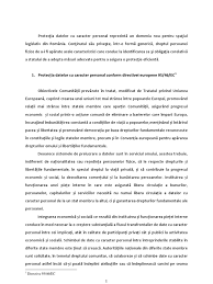 Datele cu caracter personal sunt prelucrate de agenție în conformitate cu prevederile legii nr. Protectia Datelor Cu Caracter Personal