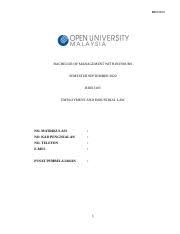 Ini disebabkan telah berlaku kerjasama dan toleransi yang cukup tinggi antara melayu dan bukan melayu khususnya yang melibatkan pembahagian kursi pilihanraya seperti dalam jadual 01/13/14 dr. Bbui3103 Law Docx Bbui3103 Bachelor Of Management With Honours Semester September 2020 Bbui3103 Employment And Industrial Law No Matrikulasi No Kad Course Hero