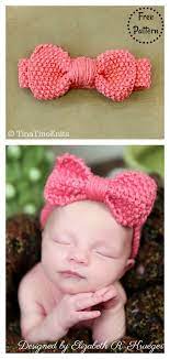 I can make it more suitable for boys by choosing different colours and sewing on buttons instead of flowers. Adorable Baby Headband Free Knitting Pattern