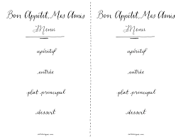 If preparing fresh paneer, make it, cube it and refrigerate it. Bon Appetit Mes Amis A Printable Menu For A French Dinner Party Eat Boutique Food Gift Love