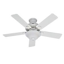 The original manufacturers were asking a lot of money for a replacement remote and controller. Hunter Fan Hunter Yonge Street 52 White Ceiling Fan The Home Depot Canada