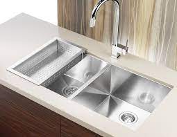evier de cuisine double precision u 2 eviers acier inoxydable doraco noiseux stainless sink sink double kitchen sink
