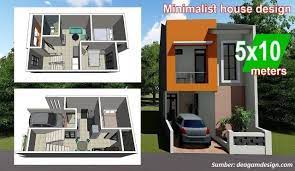 Kumpulan gambar desain rumah minimalis terbaru dan lengkap. 7 Inspirasi Fasad Denah Desain Rumah 5x10 Minimalis Terbaru