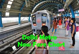 Delhi Metro New Fare Chart Revised Cost Dmrc Route