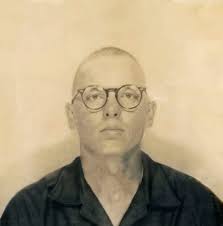 Summer, 1966, Basic Training, LAFB. My first selfie ever, taken and  instantly developed at the Activity Center in the photo booth. It is my  "hollow man" photograph, with my head full of