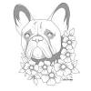 Bathroom coloring pages dogloring easy of dogs cute puppy french. 1