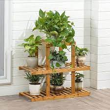 Wooden Flower Stands Plant Display Rack 5 Tier Shelf Garden Indoor Outdoor Shelf Walmart Com House Plants Decor Diy Plant Stand Plant Shelves