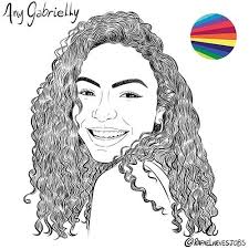 Desenho Preto E Branco Em Tracos Da Cantora Any Gabrielly Da Banda Now United Anygabrielly Em 2020 Desenhos Preto E Branco Desenho A Lapis De Cor Desenho De Rosto
