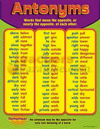 Trend Enterprises Antonyms Learning Chart Learn English