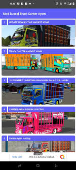 By subscribing join on our gaming family join our group to get mod links & participate in bussid race Mod Bussid Truck Canter Ayam Fur Android Apk Herunterladen