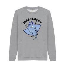 Mrs Flappy Manta Ray Men's Jumper