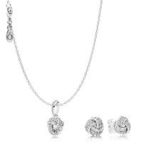 Sparkling Love Knot Gift Set Special Price 109 98 Buy Now Http Www Pandorasale2012 Com Pandora Neck Pandora Earrings Earring Gift Set Pandora Necklace